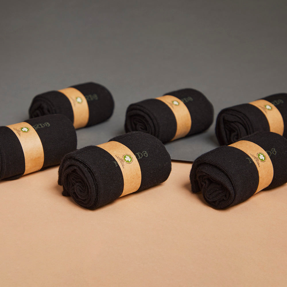 Strømper - sort (6-pak)